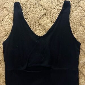 Black Sleeveless Top
